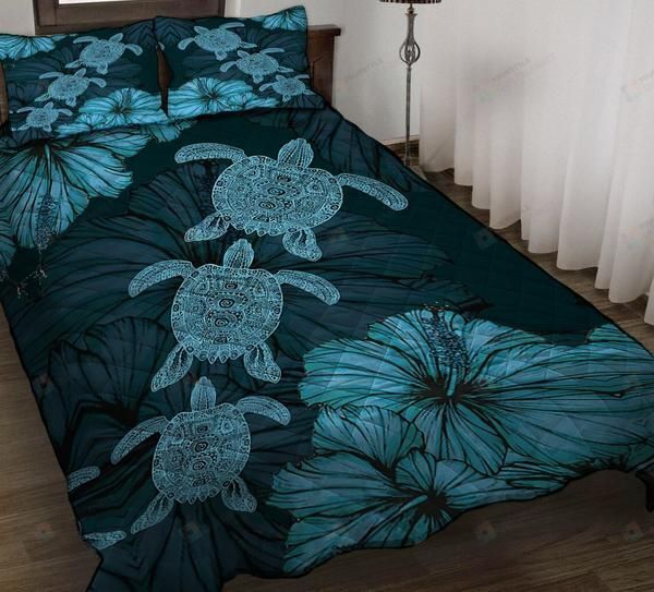 Turtle Quilt Bedding Set