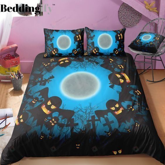 Halloween Bed Sheets Spread Duvet Cover Bedding Sets