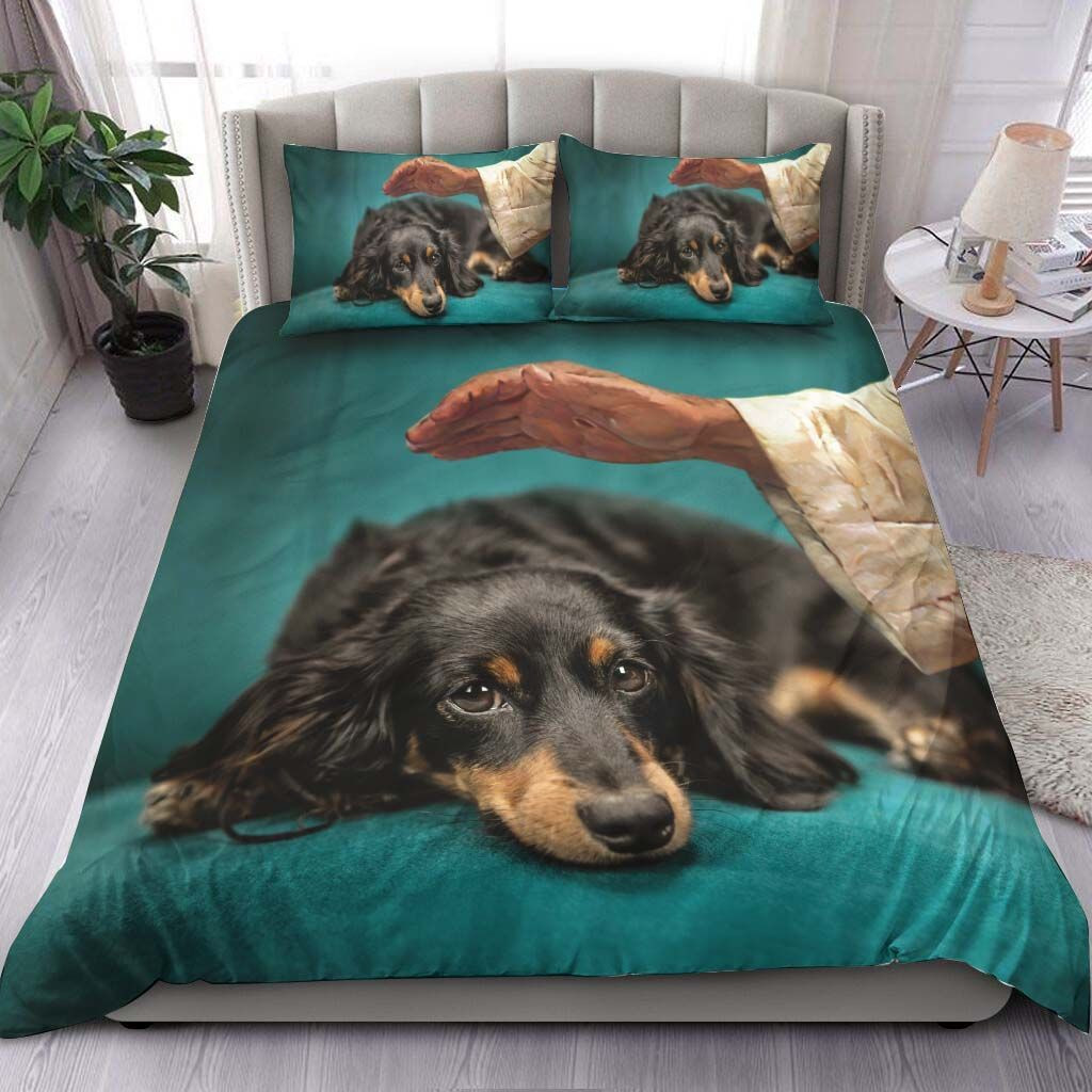 Dachshund Dog Lying Bedding Set Bed Sheet Spread Comforter Duvet Cover Bedding Sets