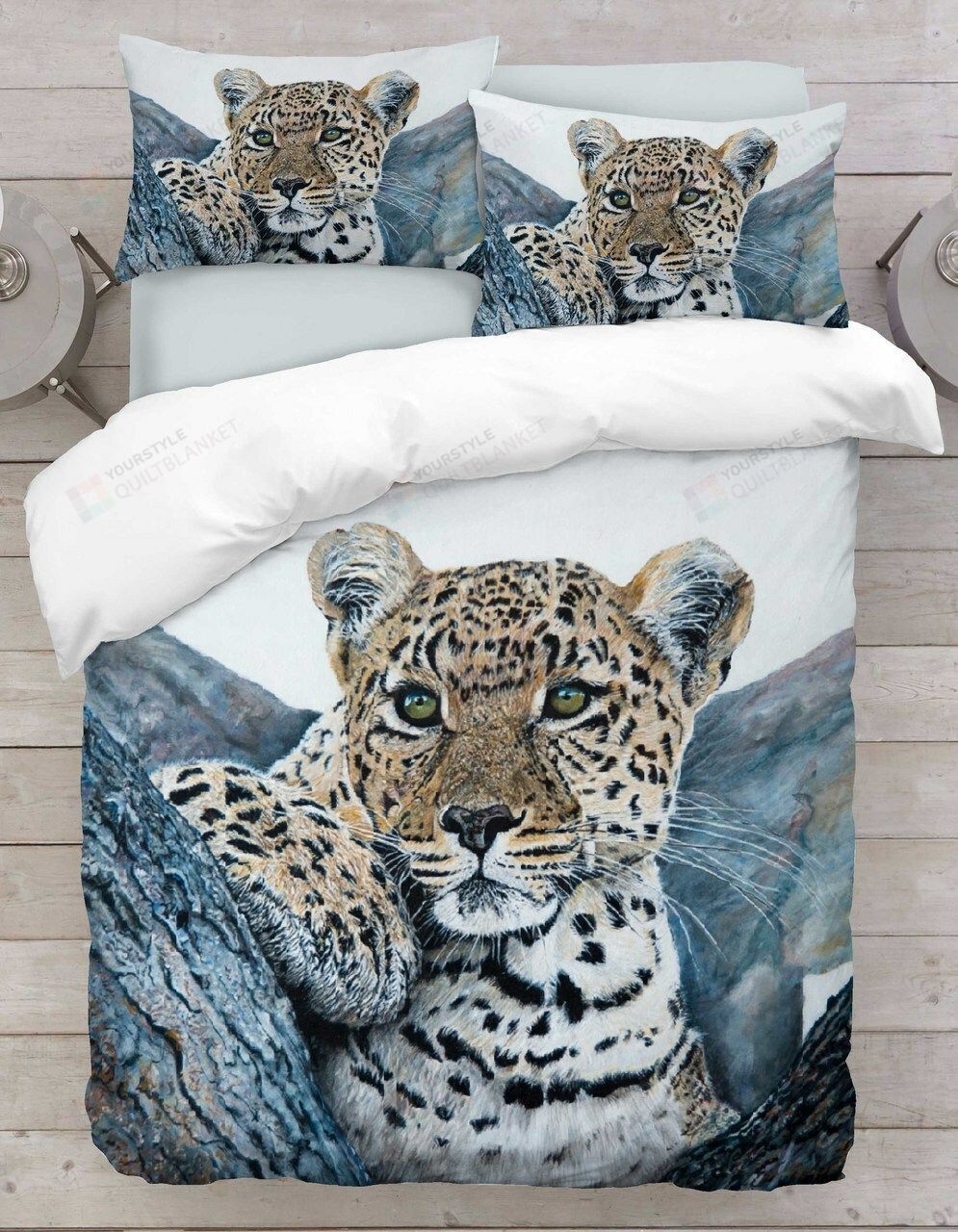 Leopard Bedding Set Bed Sheets Spread Comforter Duvet Cover Bedding Sets