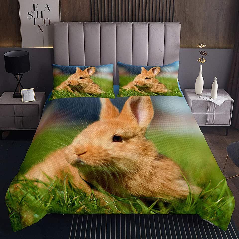 Rabbit Bed Sheet Duvet Cover Bedding Sets