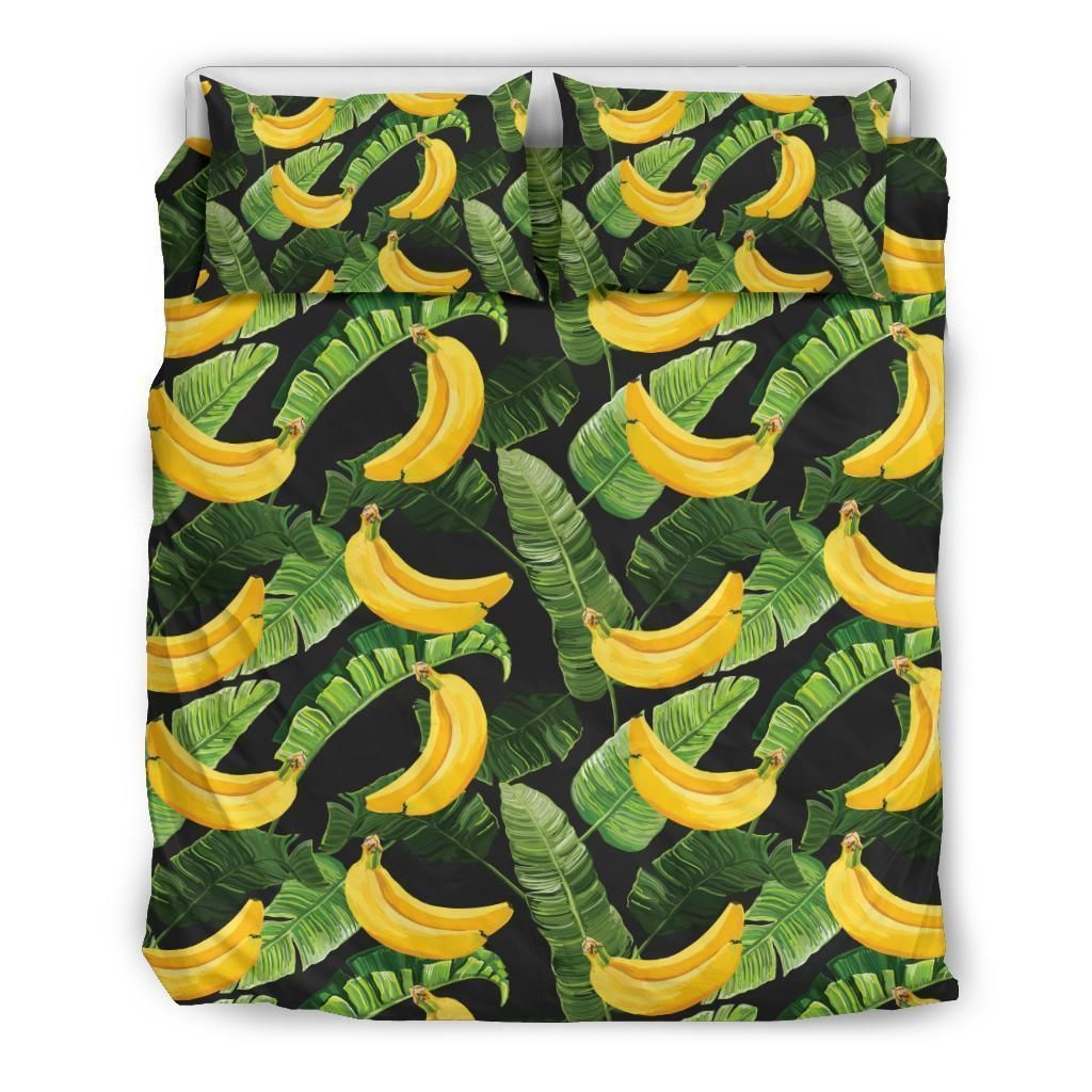 Banana Cotton Bed Sheets Spread Comforter Duvet Cover Bedding Sets