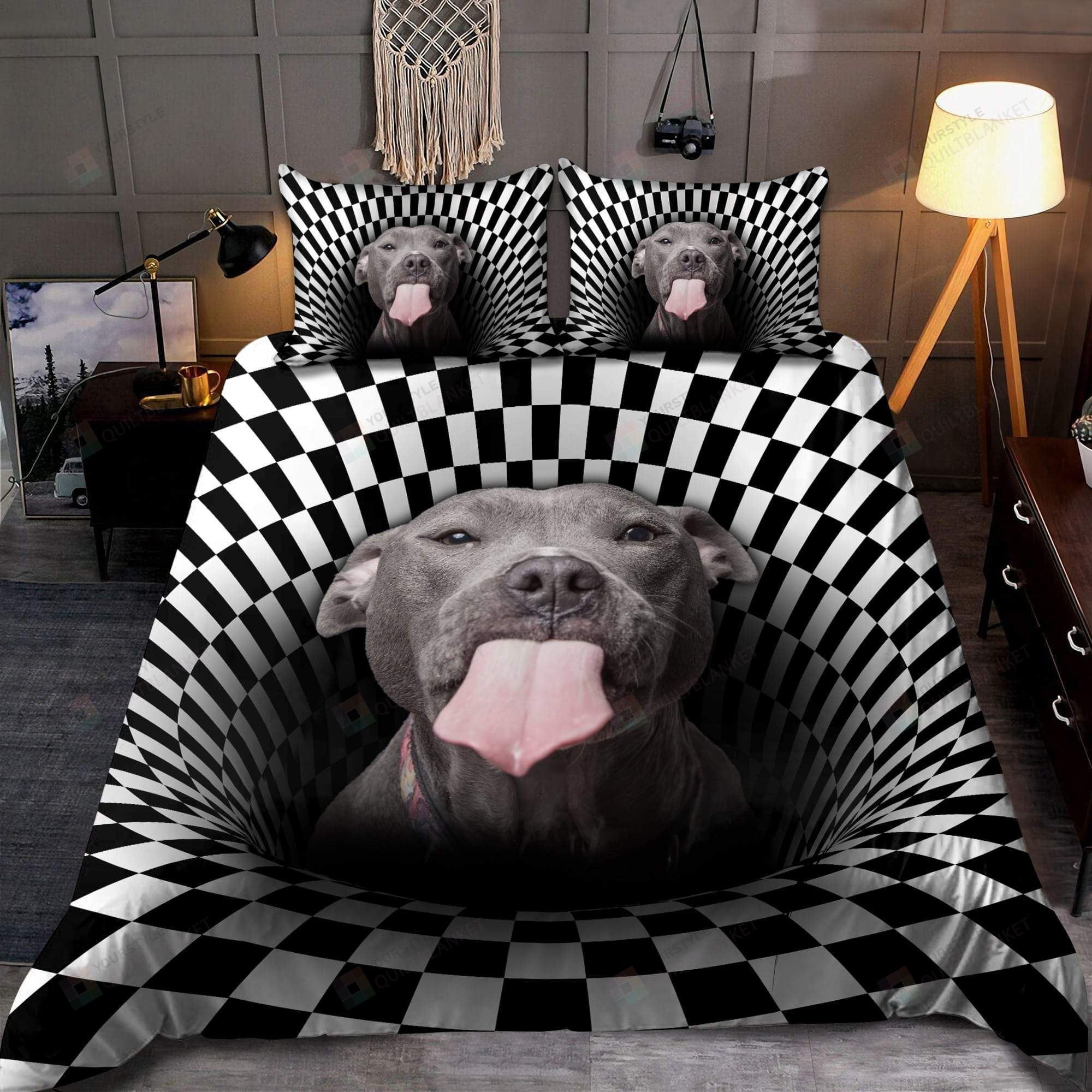 Pitbull Bedding Set Bed Sheets Spread Comforter Duvet Cover Bedding Sets