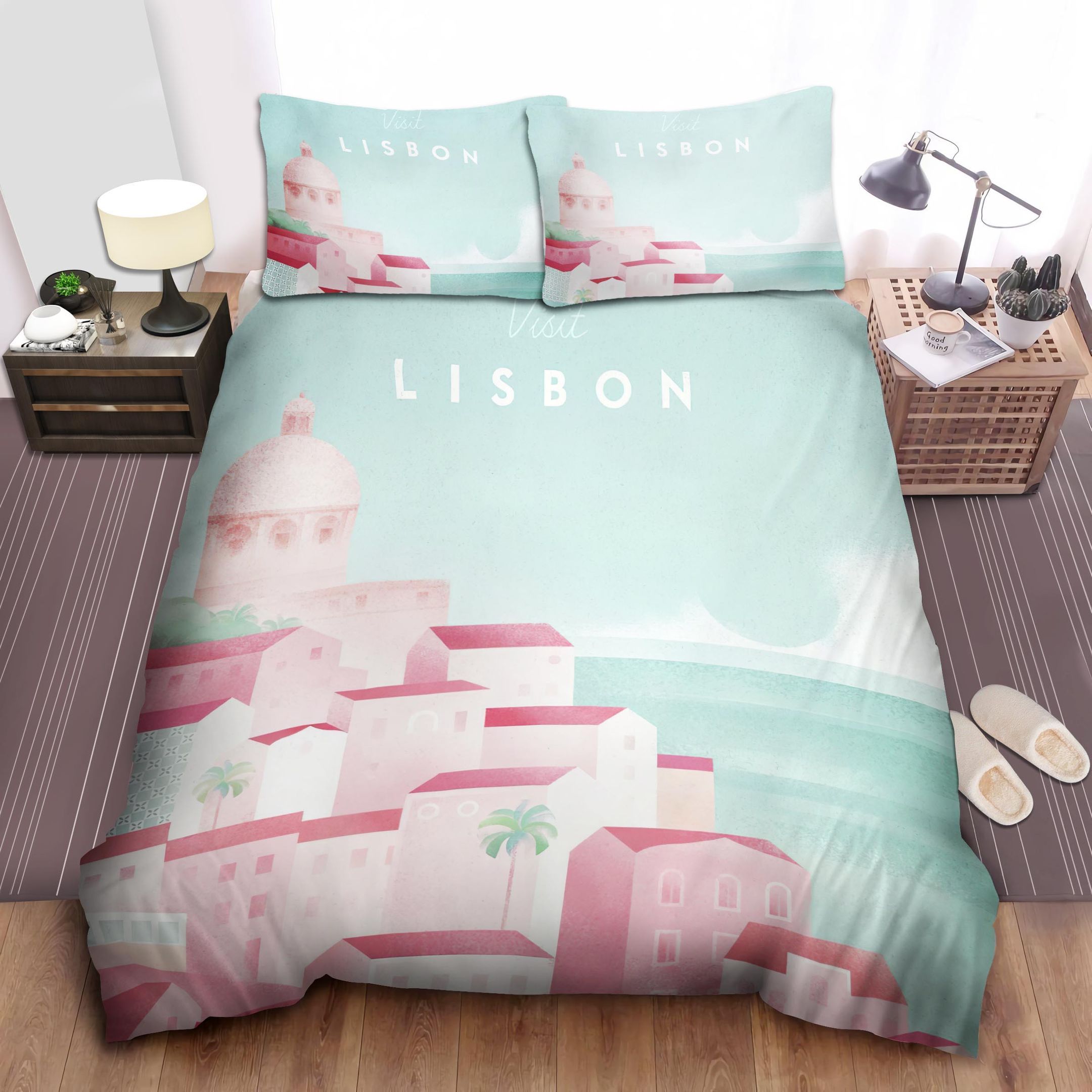 Lisbon Bed Sheets Spread Comforter Duvet Cover Bedding Sets