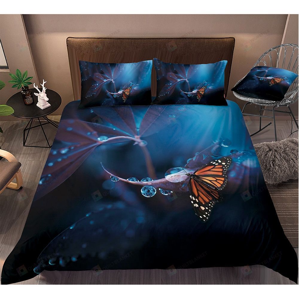 Butterfly Bedding Set Bed Sheets Spread Comforter Duvet Cover Bedding Sets