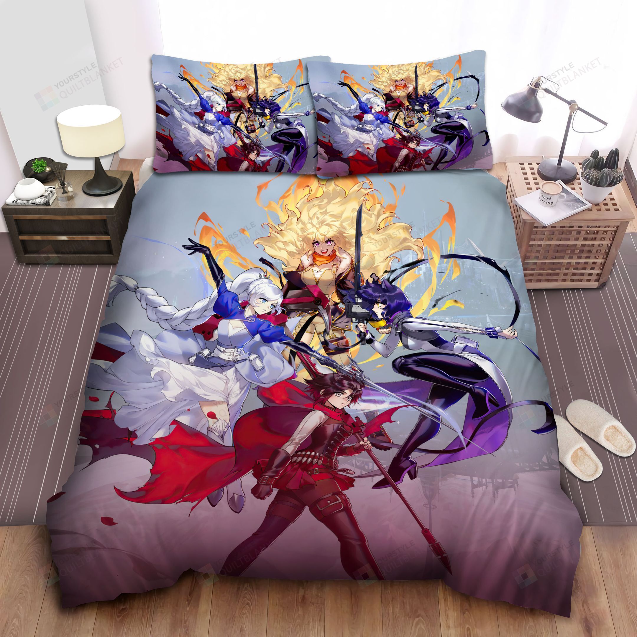 Rwby Huntresses Bed Sheets Spread Comforter Duvet Cover Bedding Sets