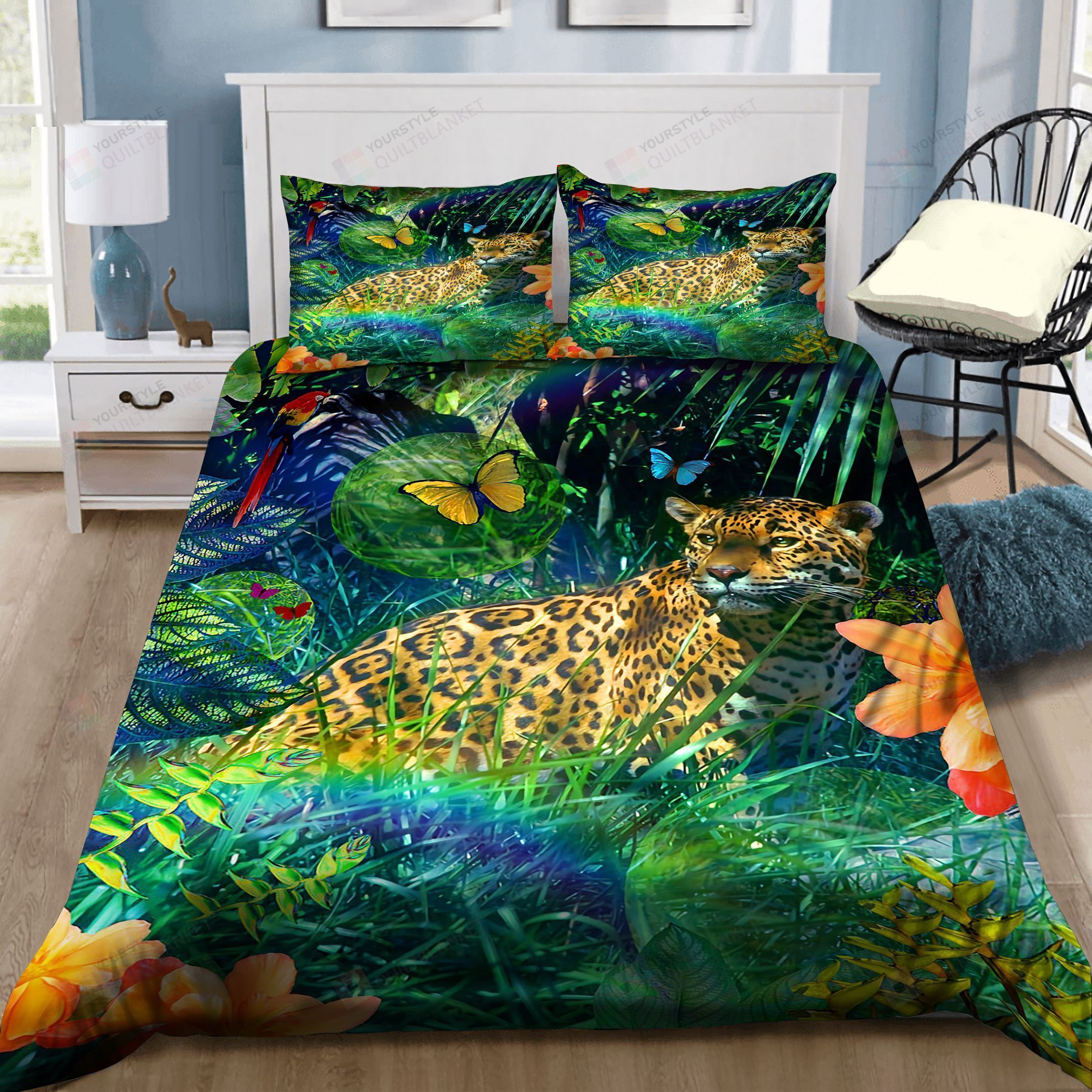 Jaguar Bedding Set Bed Sheets Spread Comforter Duvet Cover Bedding Sets