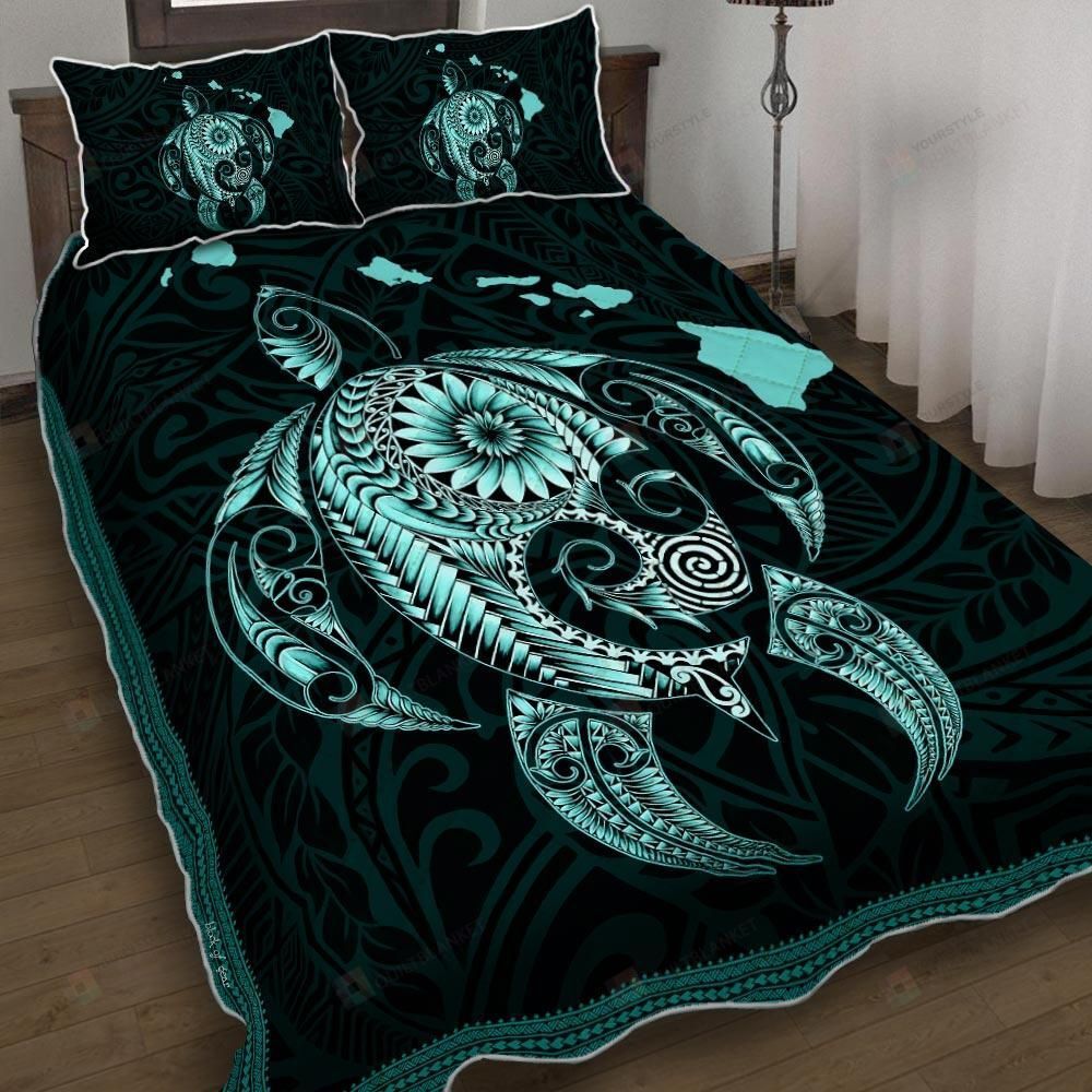 Hawaii Turtle Quilt Bedding Set