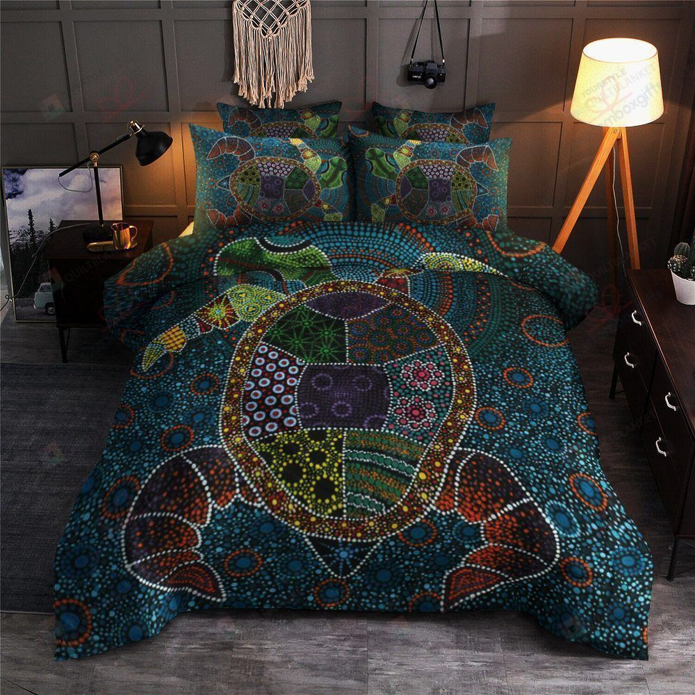 Turtle Cotton Bed Sheets Spread Comforter Duvet Cover Bedding Sets