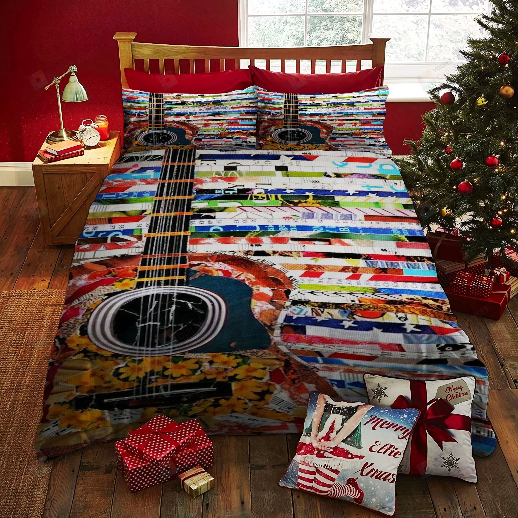 Guitar Bed Sheets Duvet Cover Bedding Set