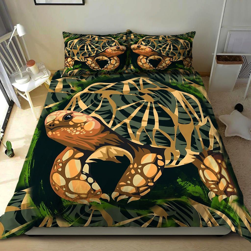 Tortoise Cotton Bed Sheets Spread Comforter Duvet Cover Bedding Sets