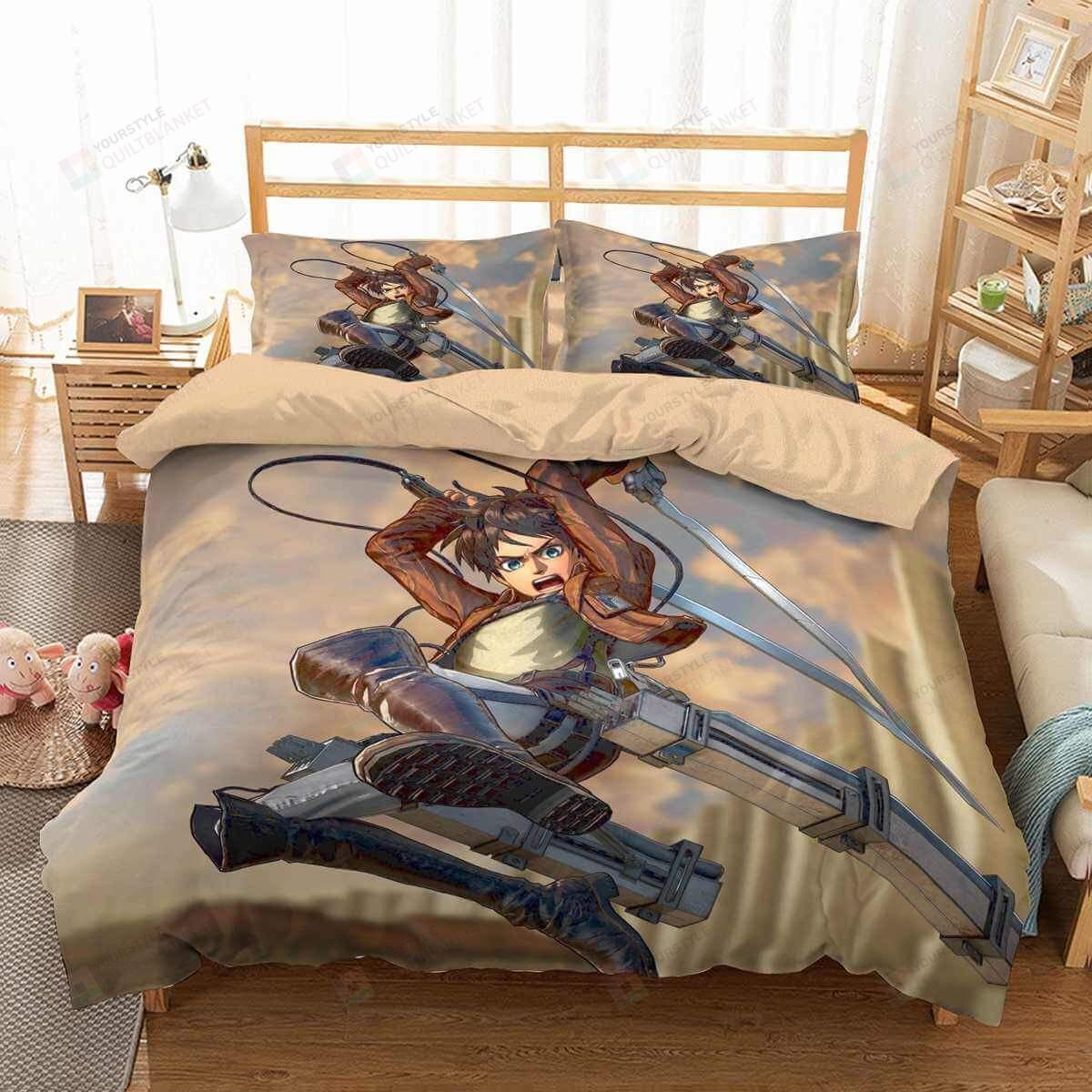 3d Attack On Titan Duvet Cover Bedding Set