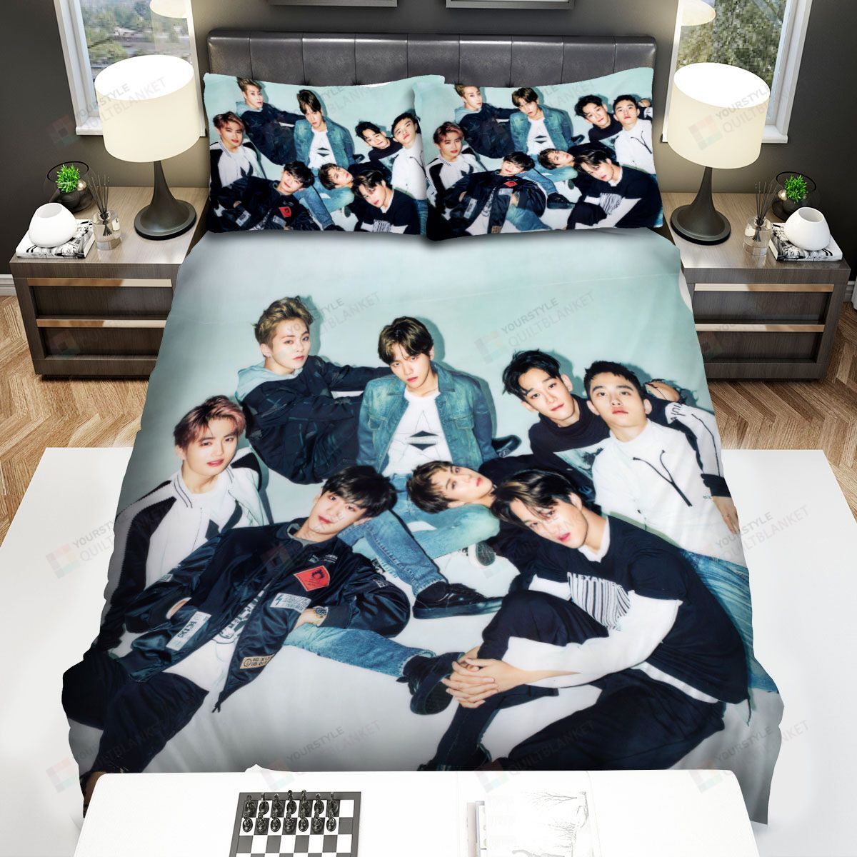 Exo Bed Sheets Spread Comforter Duvet Cover Bedding Sets