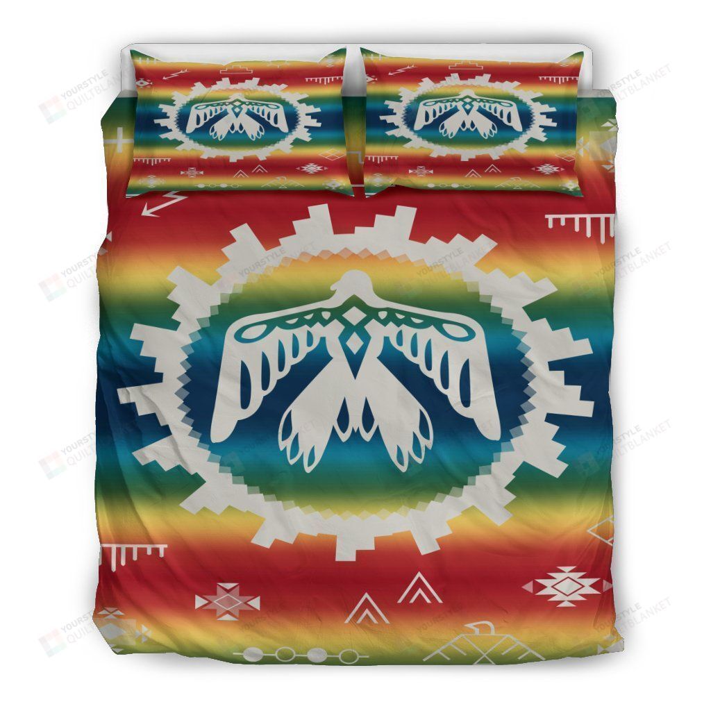 Thunderbird Cotton Bed Sheets Spread Comforter Duvet Cover Bedding Sets