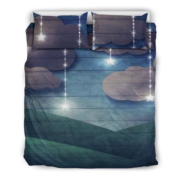 Fantasy Night Sky Bedding Set Bed Sheets Spread Comforter Duvet Cover Bedding Sets