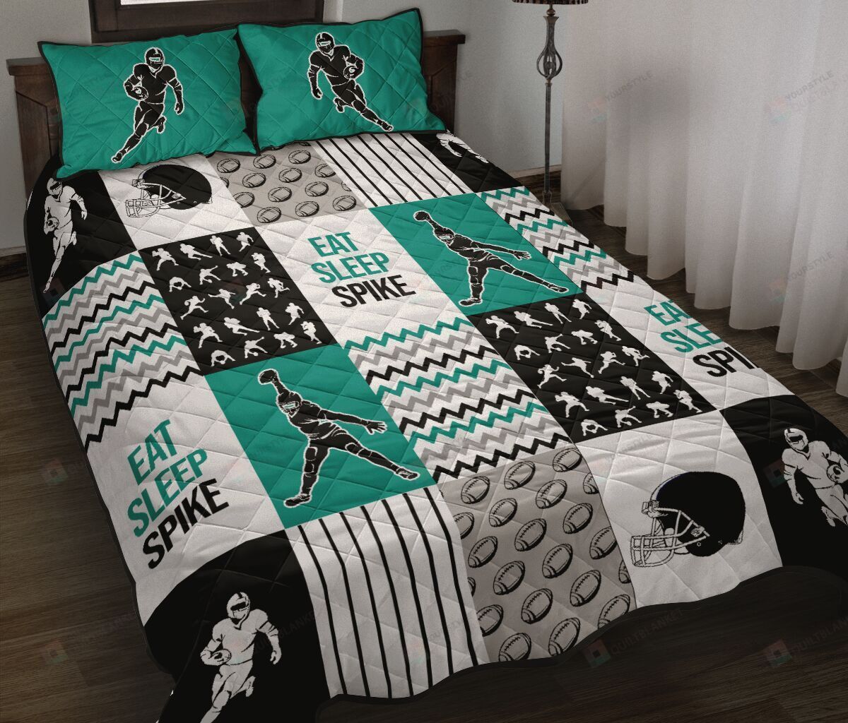 American Football Quilt Bedding Set