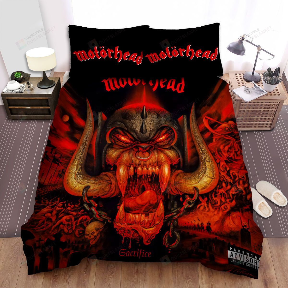 Sacrifice Motorhead Bed Sheets Spread Comforter Duvet Cover Bedding Sets