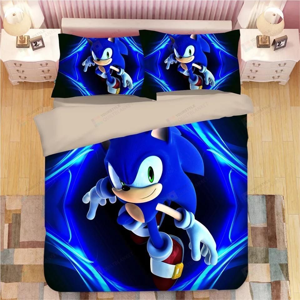 3d Sonic The Hedgehog Bedding Set