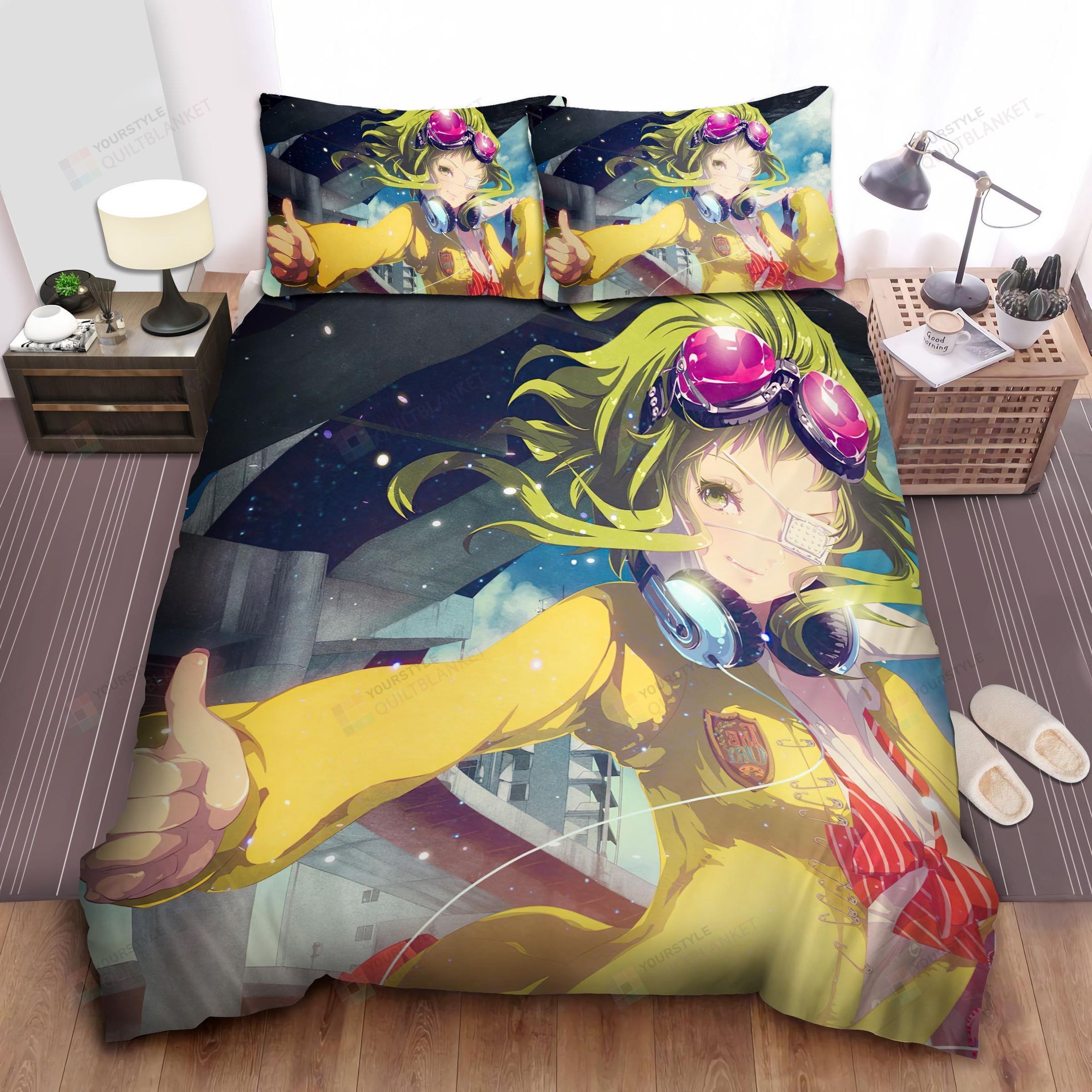 Gumi (Megpoid) Bed Sheets Spread Comforter Duvet Cover Bedding Sets