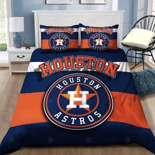 Houston Astros Customize Duvet Cover Bedding Set