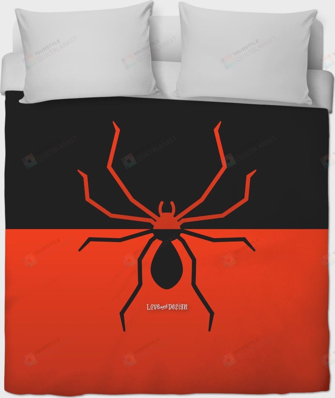 Spider Cotton Bed Sheets Spread Comforter Duvet Cover Bedding Sets