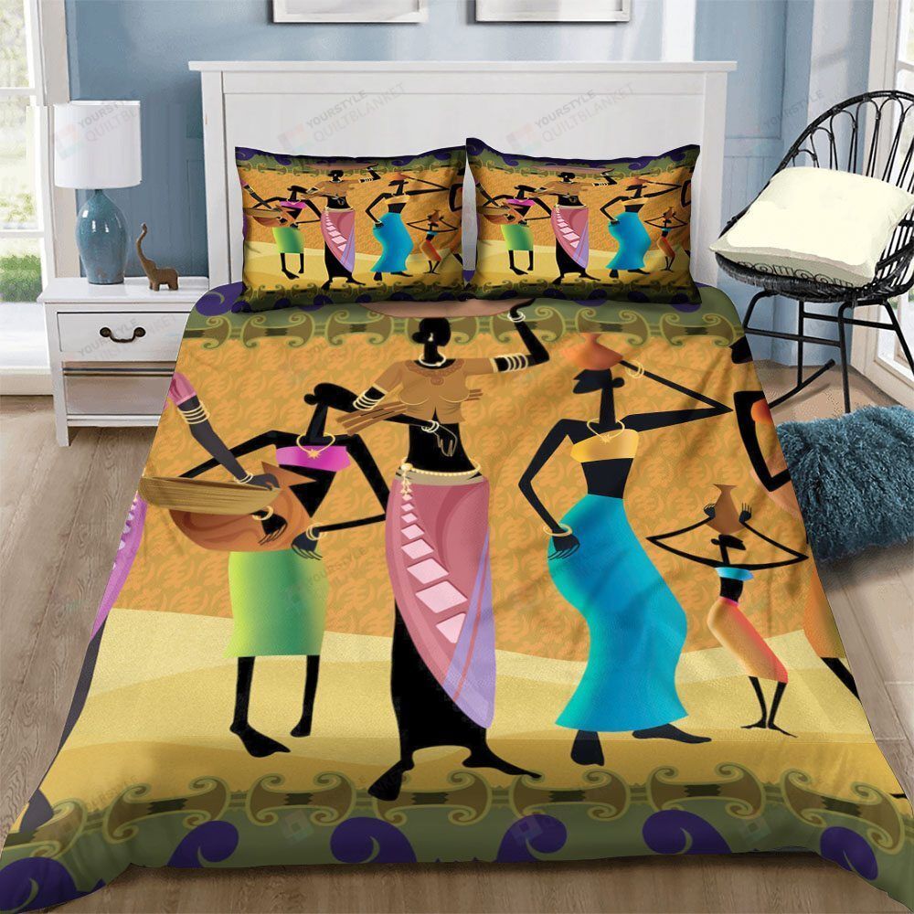 Life Of African Women Bedding Set (Duvet Cover & Pillow Cases)