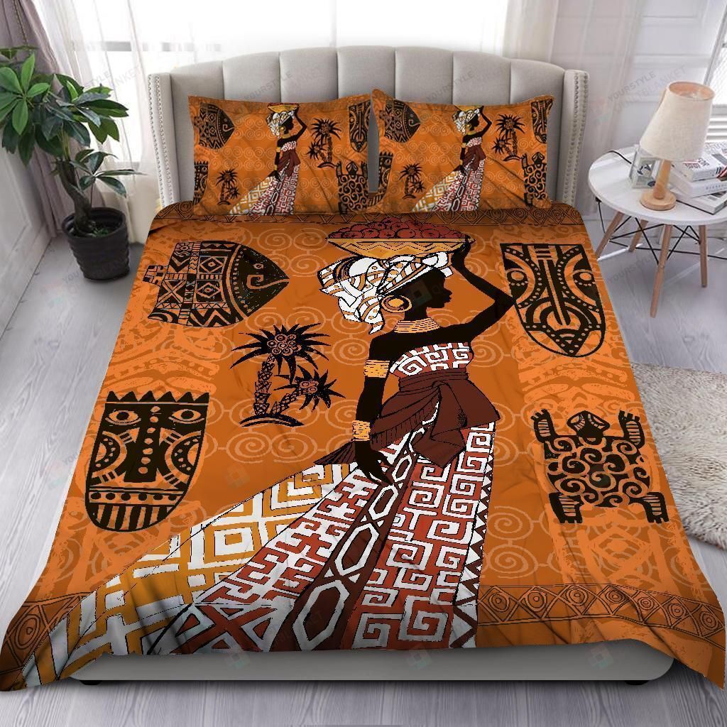 African Girl Bedding Set Bed Sheets Spread Comforter Duvet Cover Bedding Sets