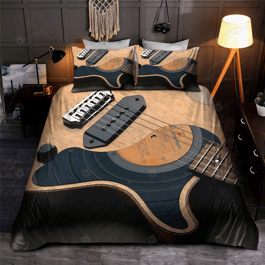 Music Guitar Body Bedding Duvet Cover Bedding Set