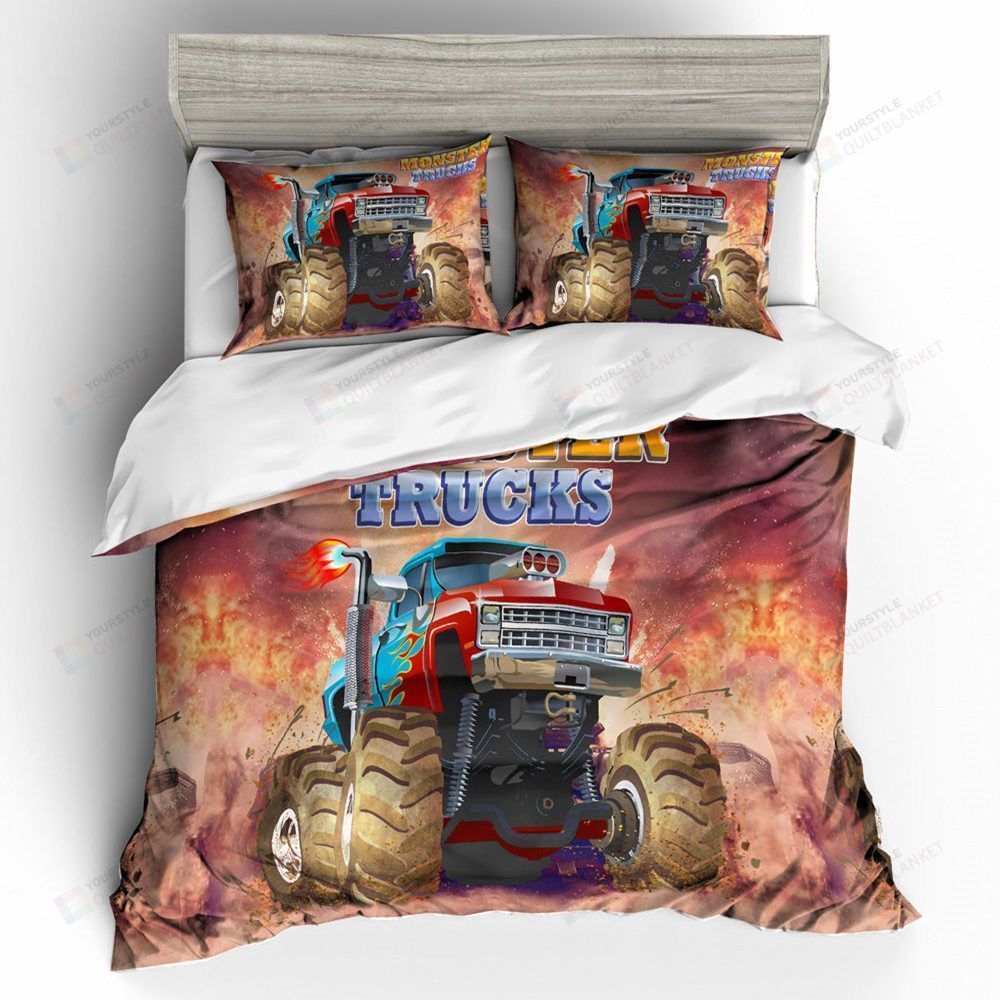 Trucker Cotton Bed Sheets Spread Comforter Duvet Cover Bedding Sets