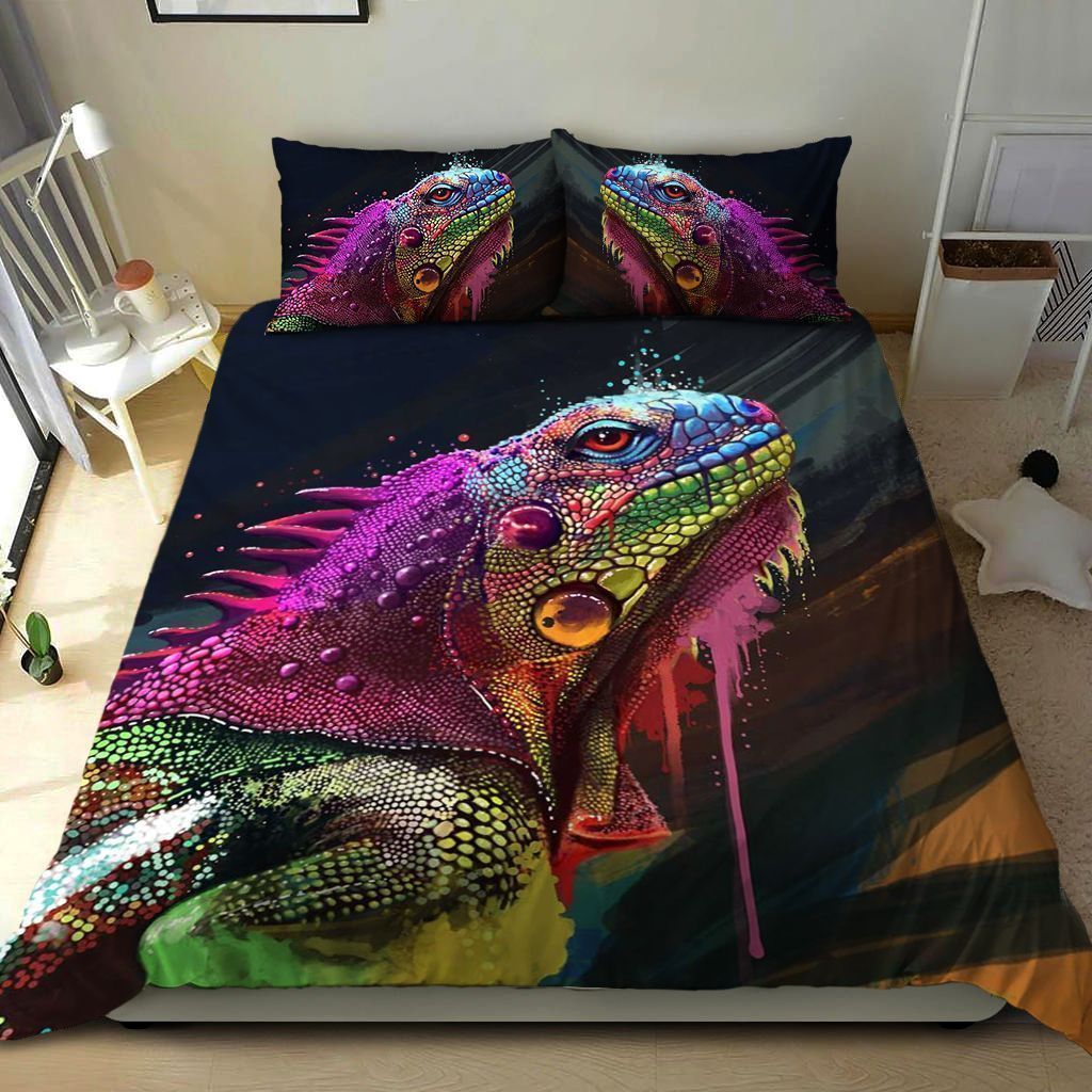 Iguana Bedding Set Bed Sheets Spread Comforter Duvet Cover Bedding Sets