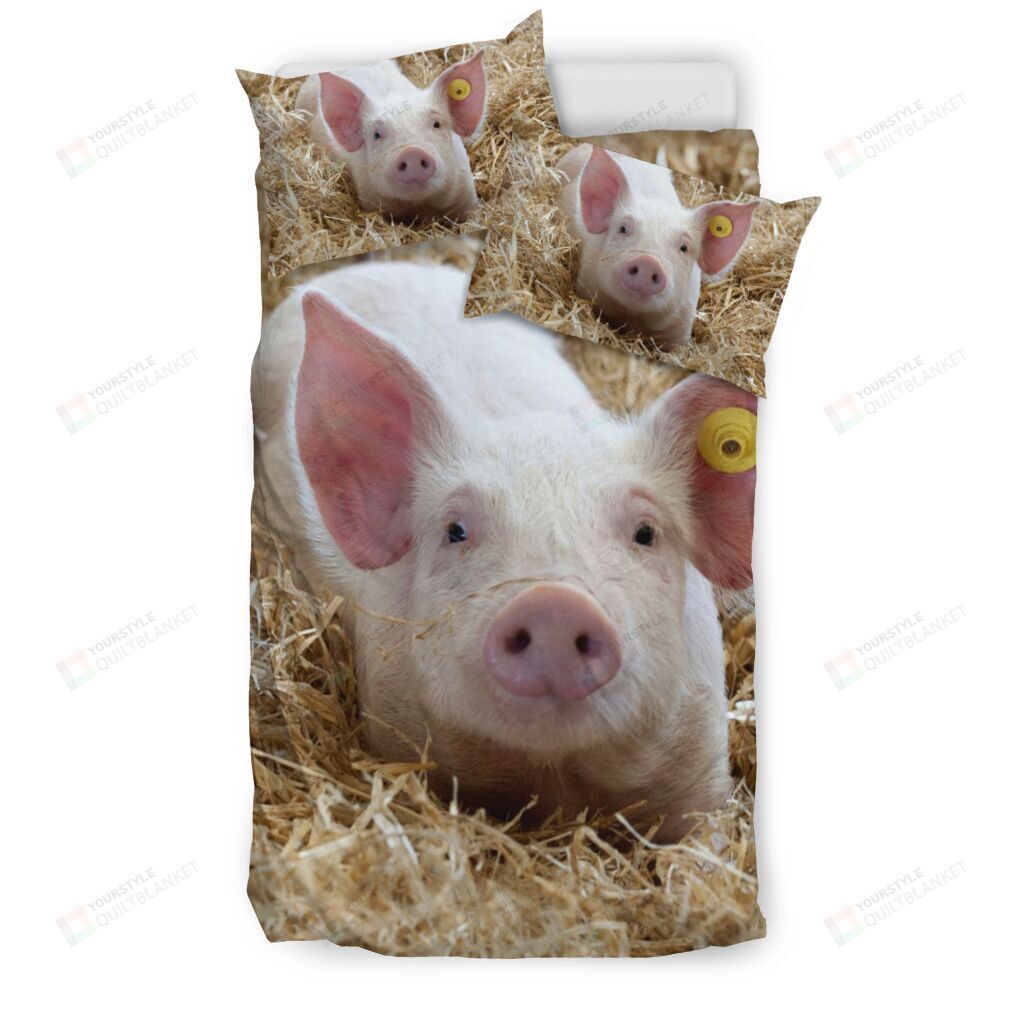 Piggy Bedding Set Cotton Bed Sheets Spread Comforter Duvet Cover Bedding Sets