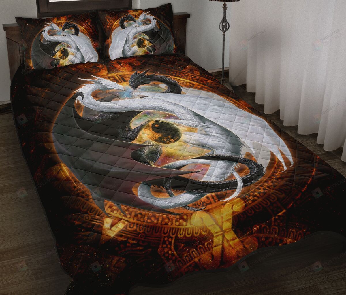 Dragon Quilt Bedding Set