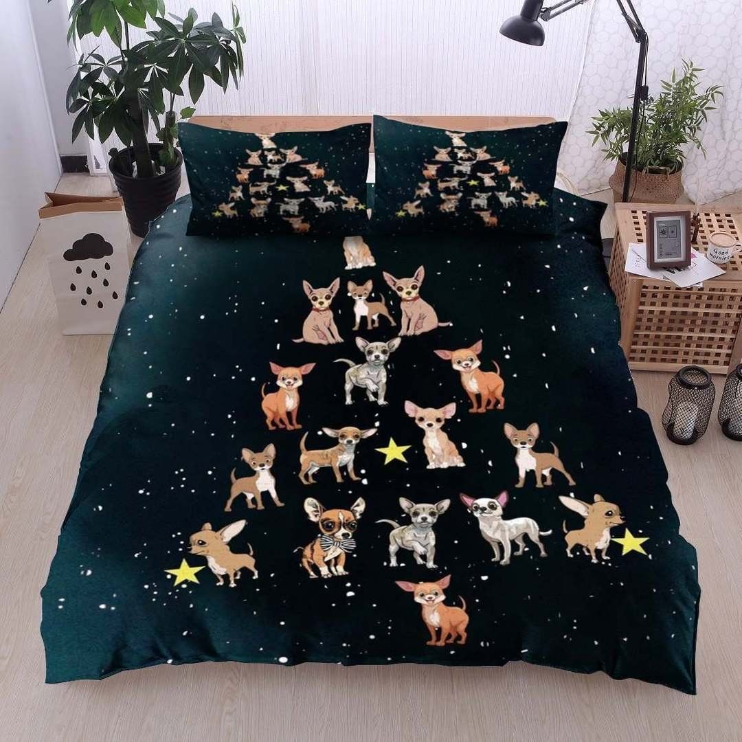 Chihuahua Cotton Bed Sheets Spread Comforter Duvet Cover Bedding Sets