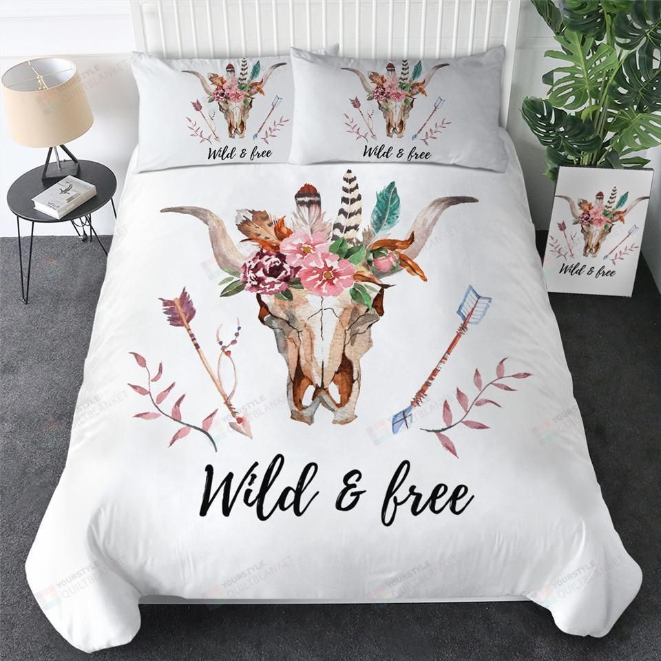 Wild Free Skull Bedding Set Dhc17121074Dd