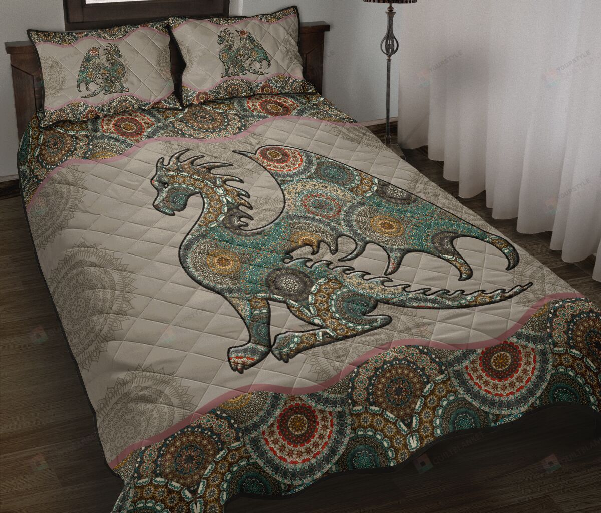 Dragon Quilt Bedding Set