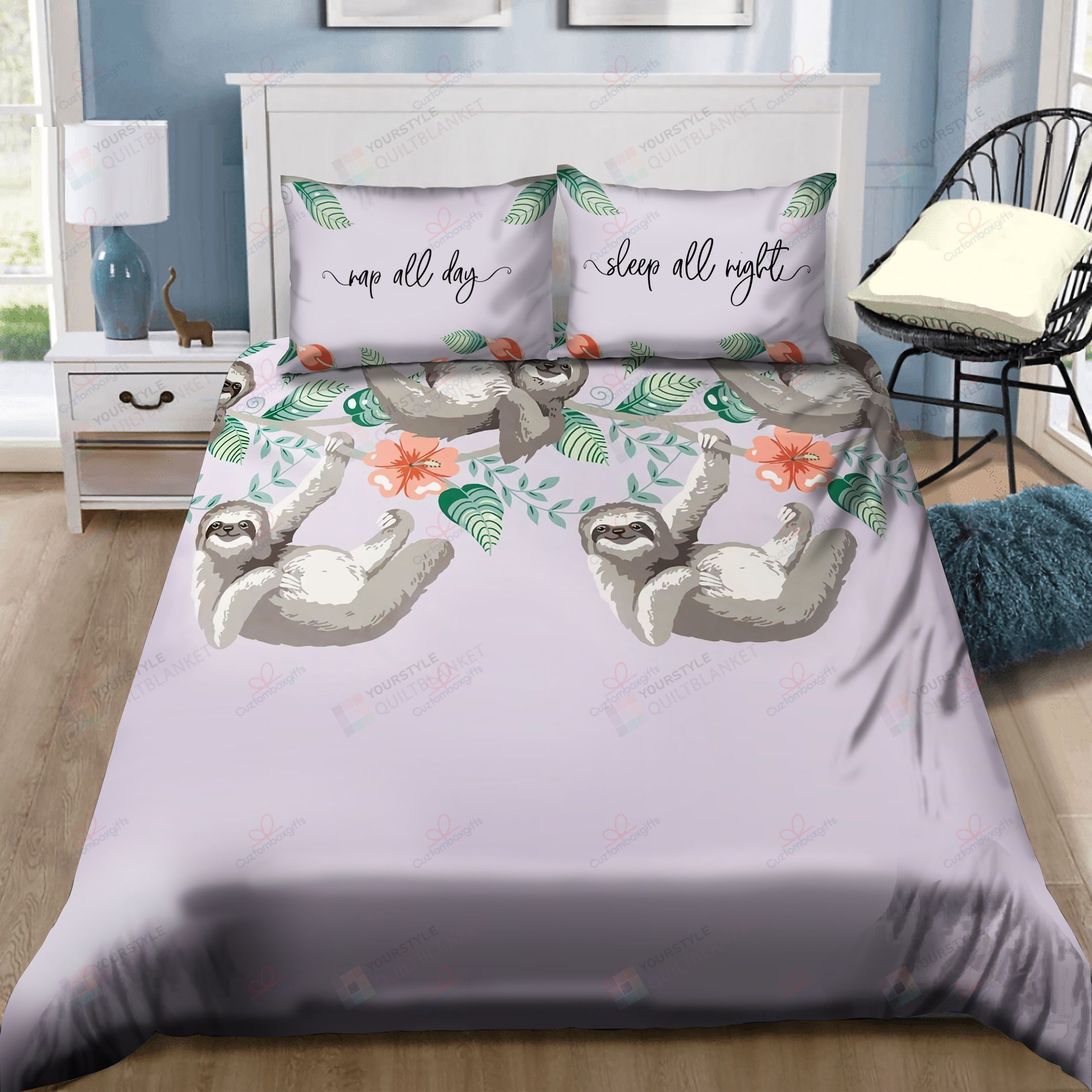 Sloth Bedding Sets (Duvet Cover & Pillow Cases)