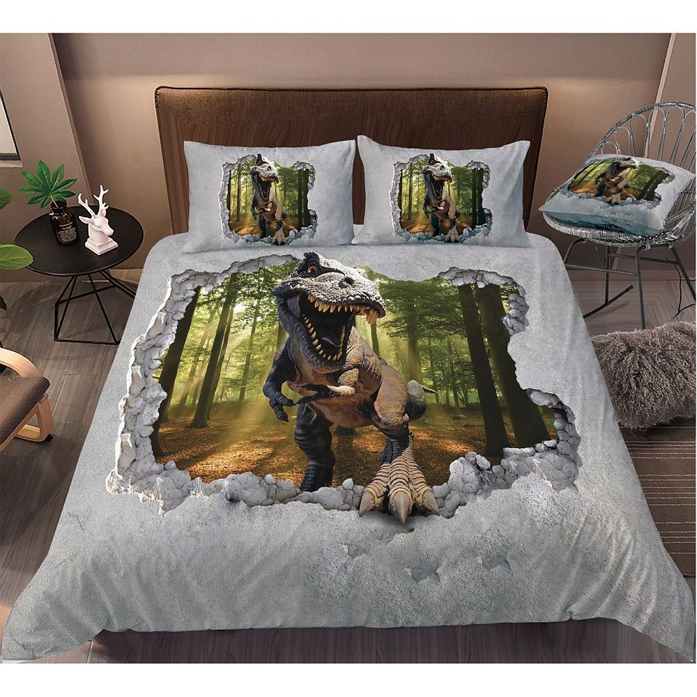 Tyrannosaurus Bedding Set Bed Sheets Spread Comforter Duvet Cover Bedding Sets