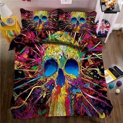 3d Psychedelic Bedding Set Cover (Duvet Cover & Pillow Cases)