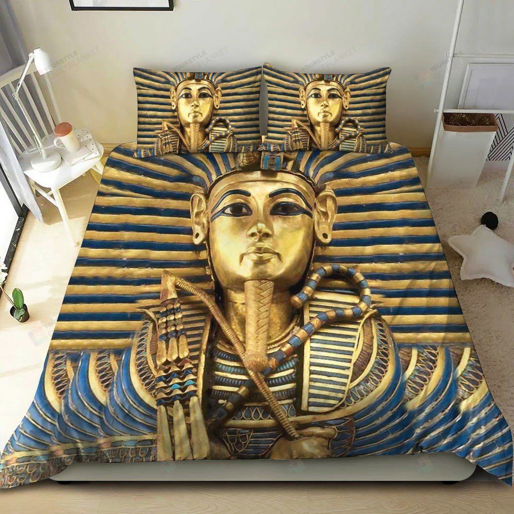 Ancient Egypt Pharaoh Bedding Set Bed Sheets Spread Comforter Duvet Cover Bedding Sets