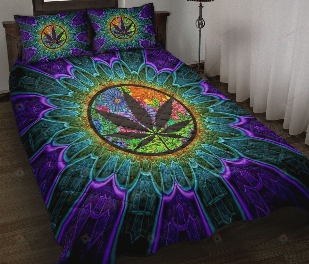 Weed Quilt Bedding Set