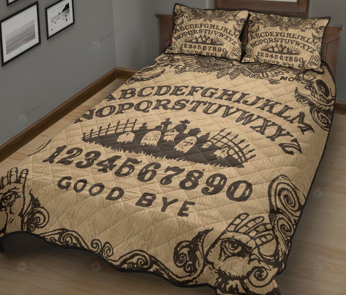 Ouija Quilt Bedding Set