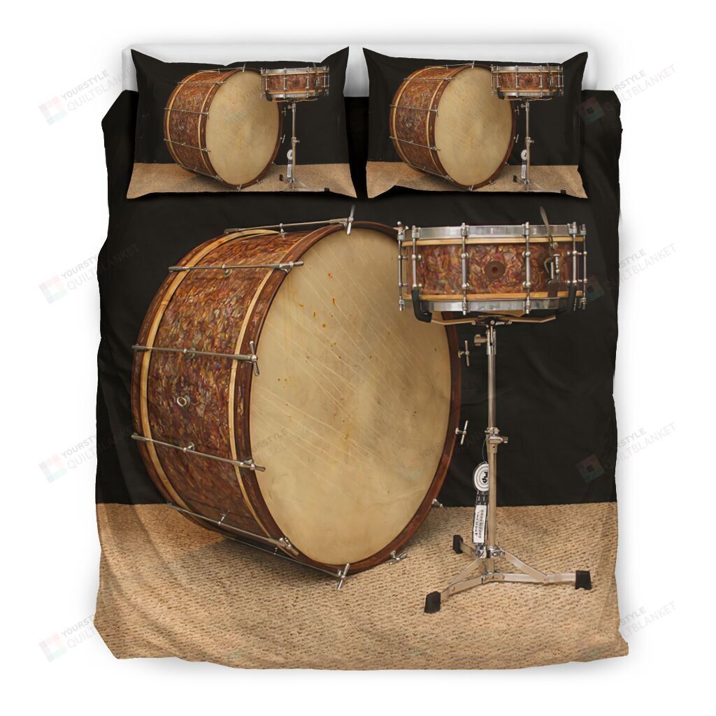 Drum Vintage Bedding Set Cotton Bed Sheets Spread Comforter Duvet Cover Bedding Sets