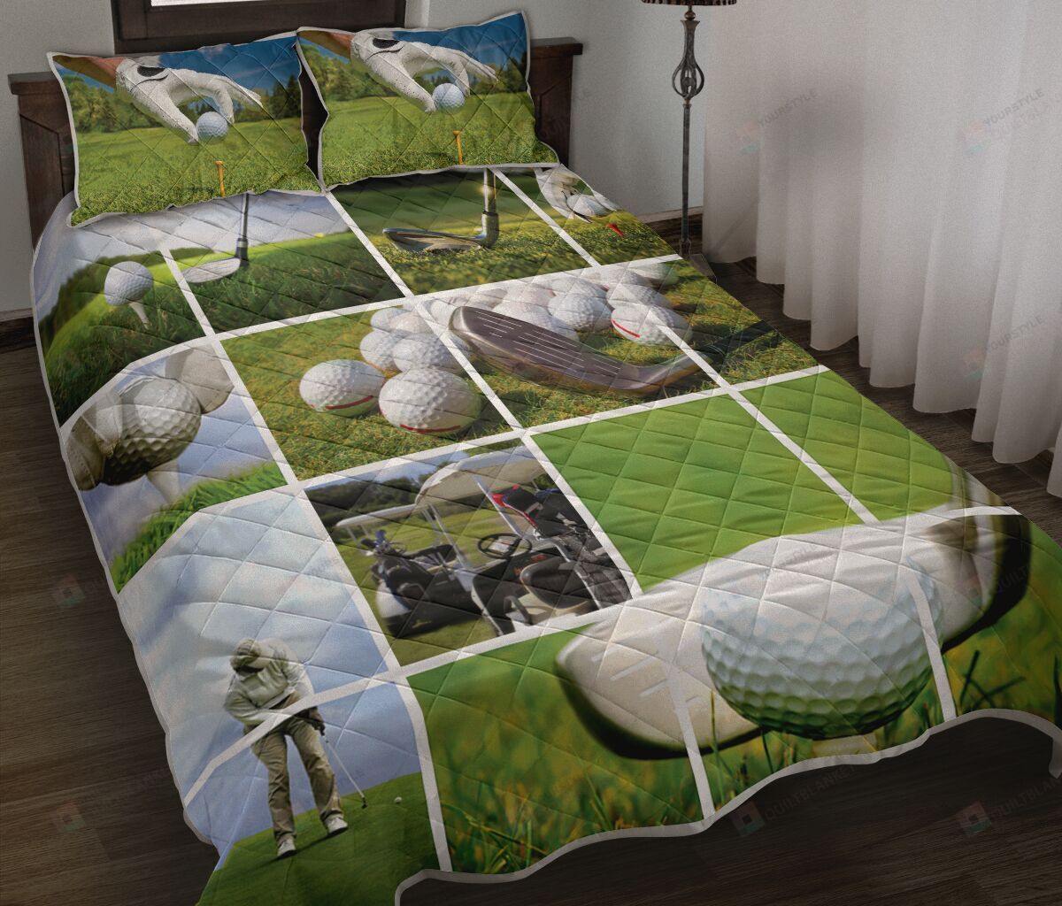 Golf Sports Quilt Bedding Set