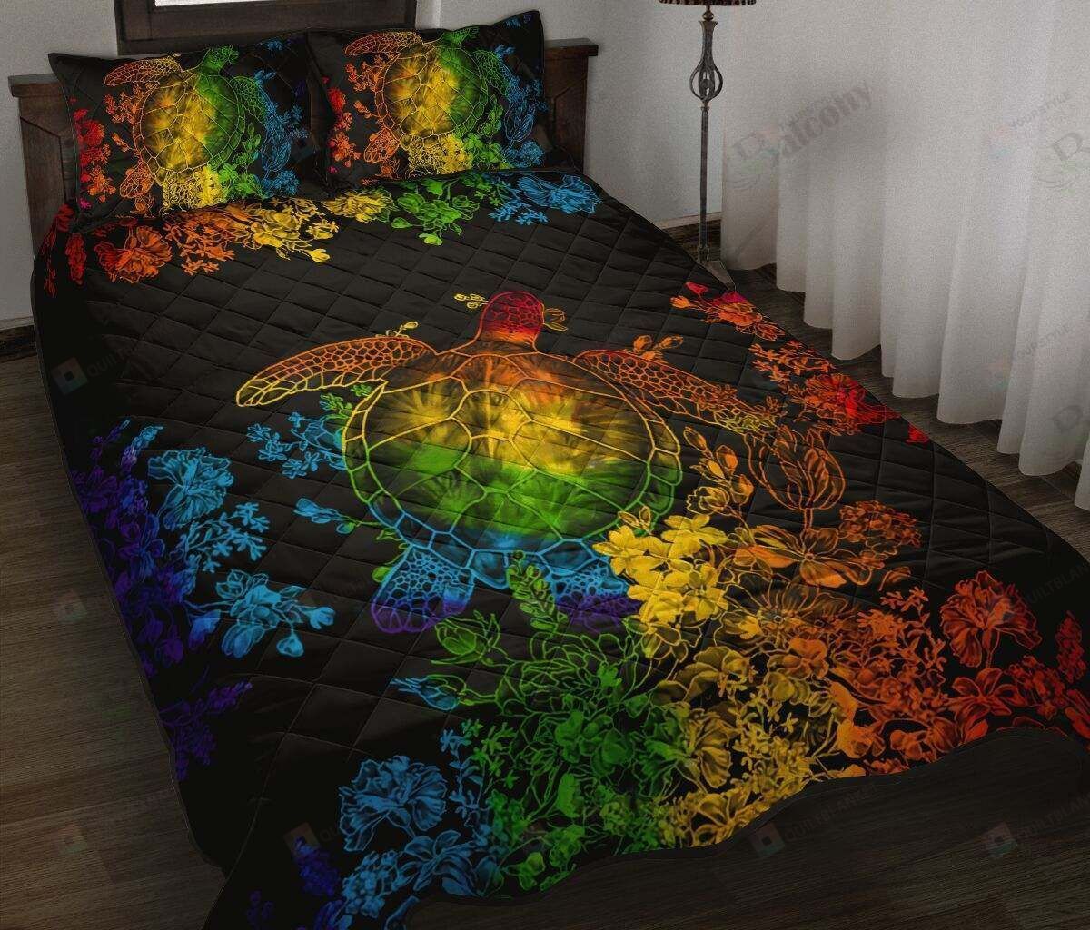 Turtle Quilt Bedding Set