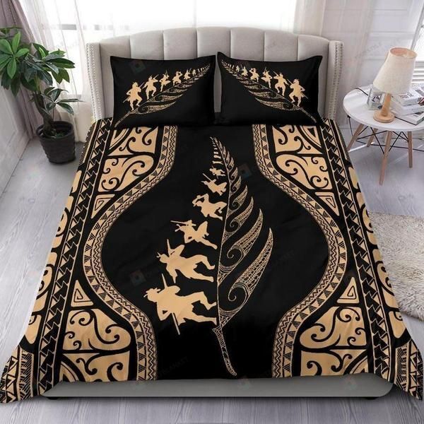 New Zealand Haka Fern Bedding Set Cotton Bed Sheets Spread Comforter Duvet Cover Bedding Sets