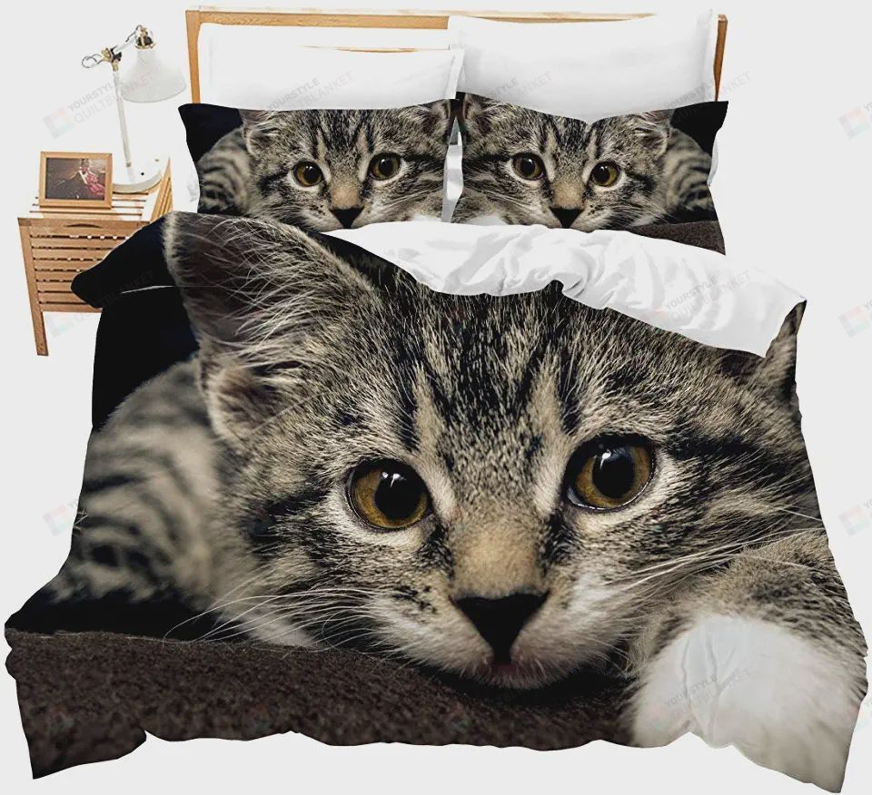 Cat Bedding Set Bed Sheets Spread Comforter Duvet Cover Bedding Sets