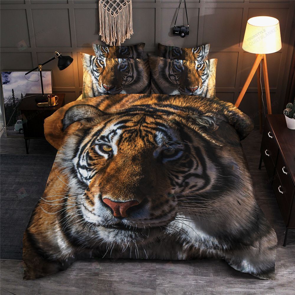 Tiger Cotton Bed Sheets Spread Comforter Duvet Cover Bedding Sets