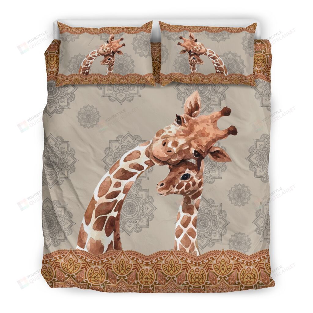 Giraffe Cotton Bed Sheets Spread Comforter Duvet Cover Bedding Sets