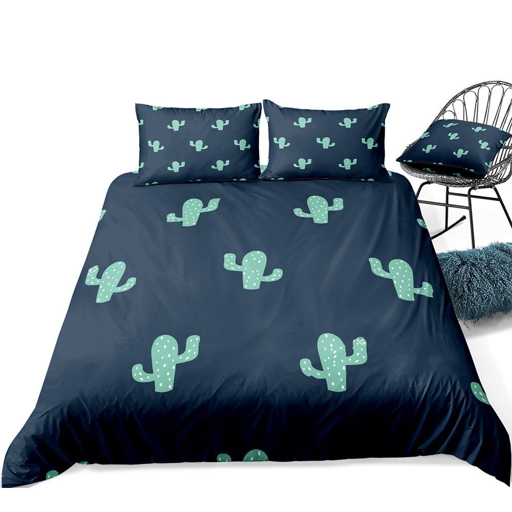 Cactus Bedding Set Bed Sheets Spread Comforter Duvet Cover Bedding Sets