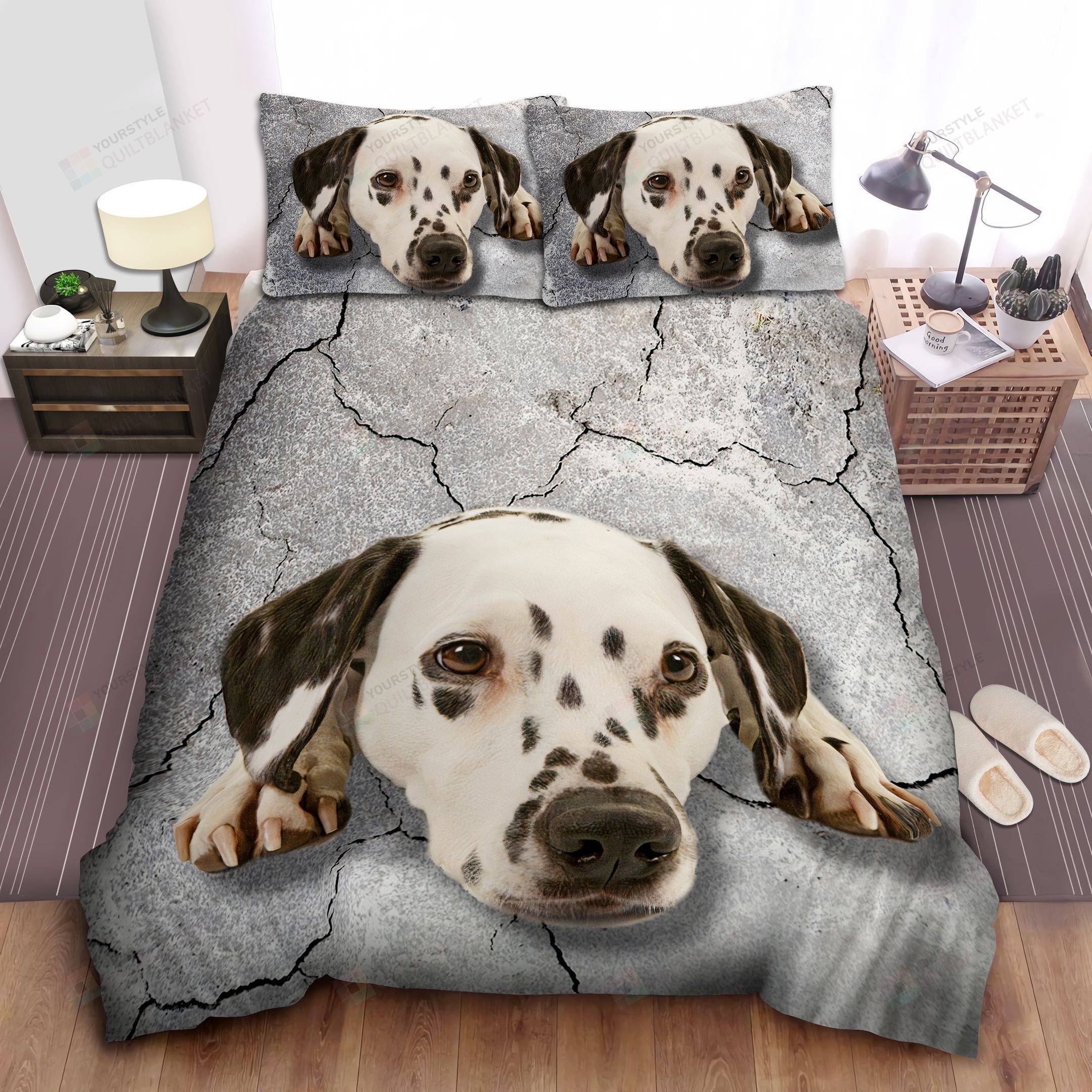 Dalmatian Bedding Set Bed Sheet Spread Comforter Duvet Cover Bedding Sets